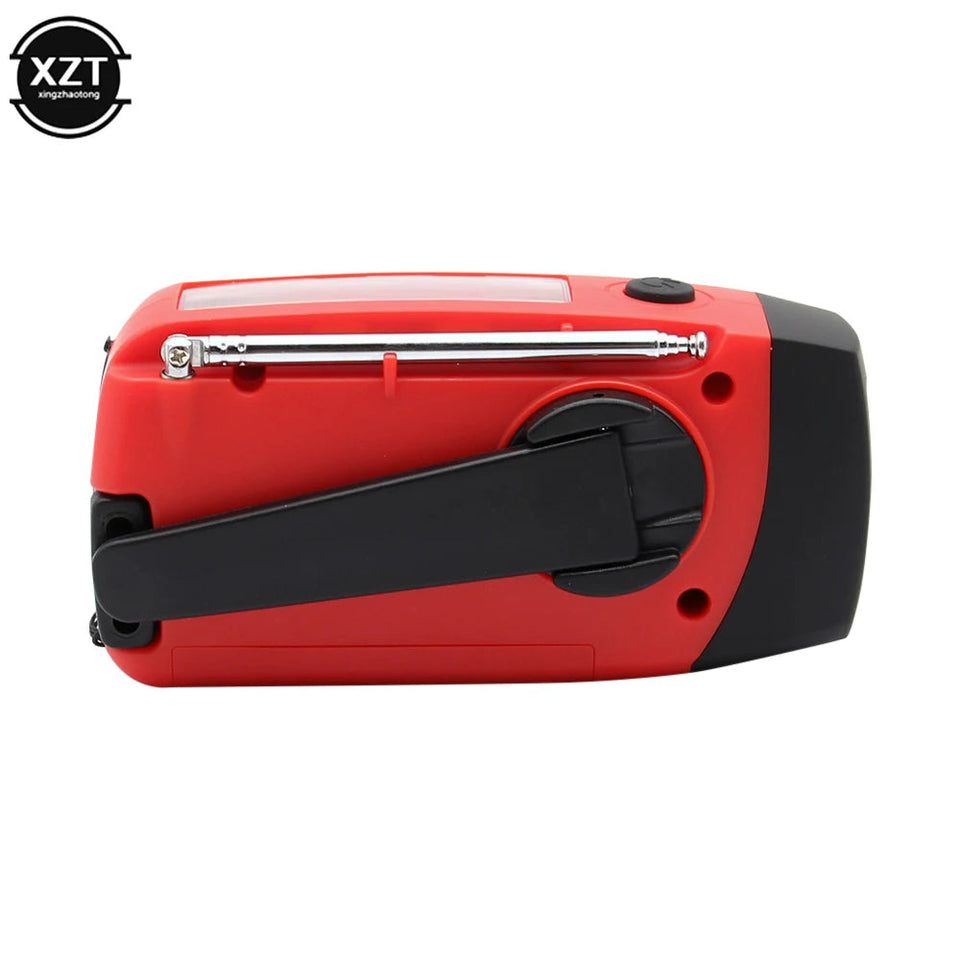 Portable Radio AM/FM/WB Solar Hand Crank Generator LED Lighting Multifunctional Audio Receiver Outdoor Emergency Tools Aimak Store