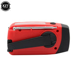 Portable Radio AM/FM/WB Solar Hand Crank Generator LED Lighting Multifunctional Audio Receiver Outdoor Emergency Tools Aimak Store