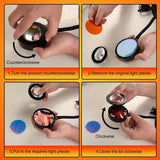 USB Sunset Light LED Rainbow Neon Night Lamp Sunset Projector Self Photography Light Wall Atmosphere Lighting For Bedroom Decor Aimak Store