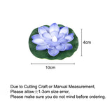 1PC Artifical Floating Lotus Night Light 10cm Flower Lotus Lamp Waterproof Lights Christmas Garden Pool Pond Fountain Decoration Aimak Store