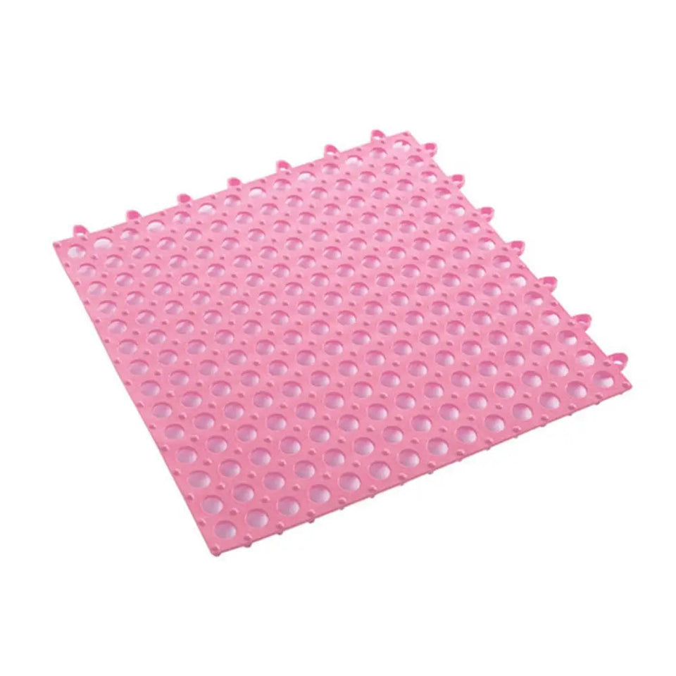 TPE Anti-slip Splice Toilet Ground Mat Bathroom Carpet Pet Cage Floor Mat Rabbit Foot Mat Aimak Store