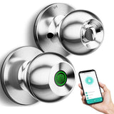 CIEPOJIET Bluetooth Door Lock Smart Lock for Tuya Smart with Keyless Fingerprint Lock Unlock with Fingerprint/Tuya app/key Aimak Store