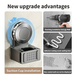 No Need To Drill Suction Cup Wall-mounted Suction Cup Mop Clip, Bathroom Mop Storage Rack, Bathroom Household Strong Mop Hook Aimak Store