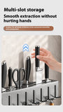 No Drill Wall Mounted Knife Holder Compact Organizer for Kitchen Utensils Cutlery Storage Space Saving Easy Install Aimak Store
