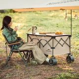 Naturehike Big Wheels Heavy Duty Folding Cart Outdoor Large Capacity Wagon Cart Beach Wagon For Sand Pull Trolley Camping Cart Aimak Store