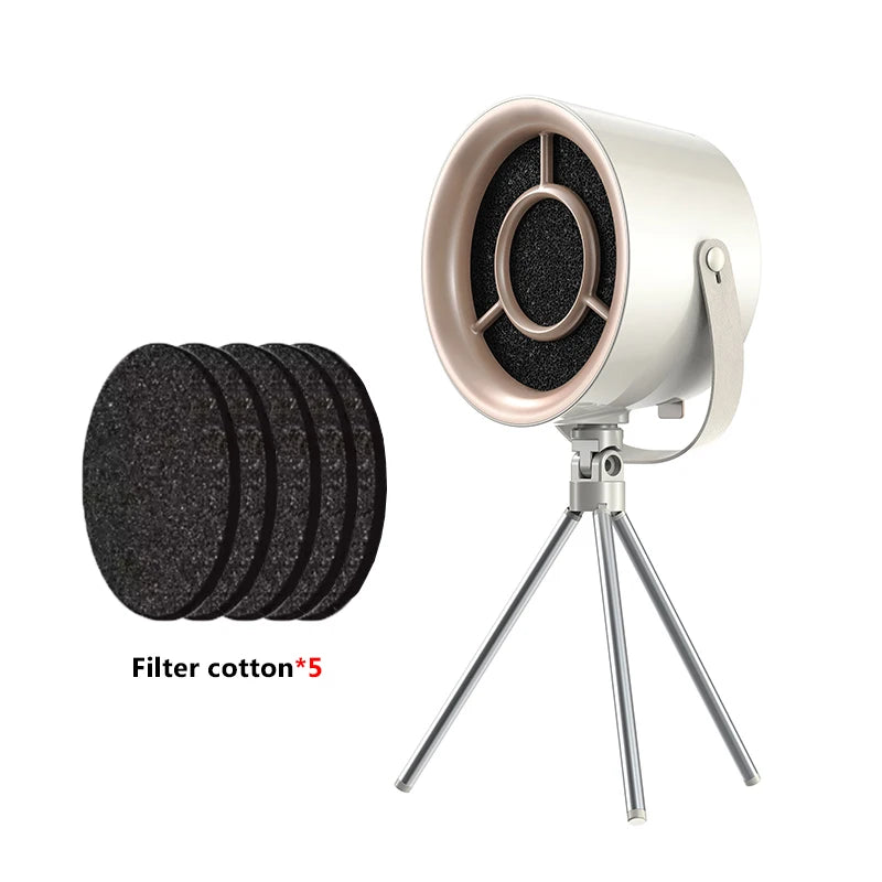 Desktop mini range hood large suction home restaurant hot pot barbecue deodorization fume purifier portable smoke exhaustmachine Aimak Store