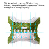 1PC Plastic Folding Stool With Handle Portable Thickened Household Space-saving Stool Outdoor Travel Camping Fishing Bench Aimak Store