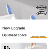 Travel suitcases can sit and ride children's luggage new lazy walking children trolley case boys girls wooden horse suitcase Aimak Store