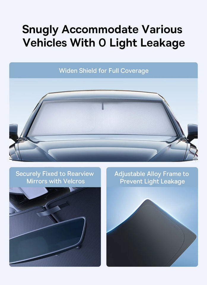 Baseus DT1 Car Sunshade Windshield Cover Folding Car Front Window UV Sun Protection for Summer Sun Shade Curtain Protector Aimak Store