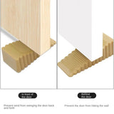 Anti-slip Door Stopper Rubber No Need to Punch Holes It Can Move Doorstop Household Use Anti-collision Front Wedge Home Aimak Store