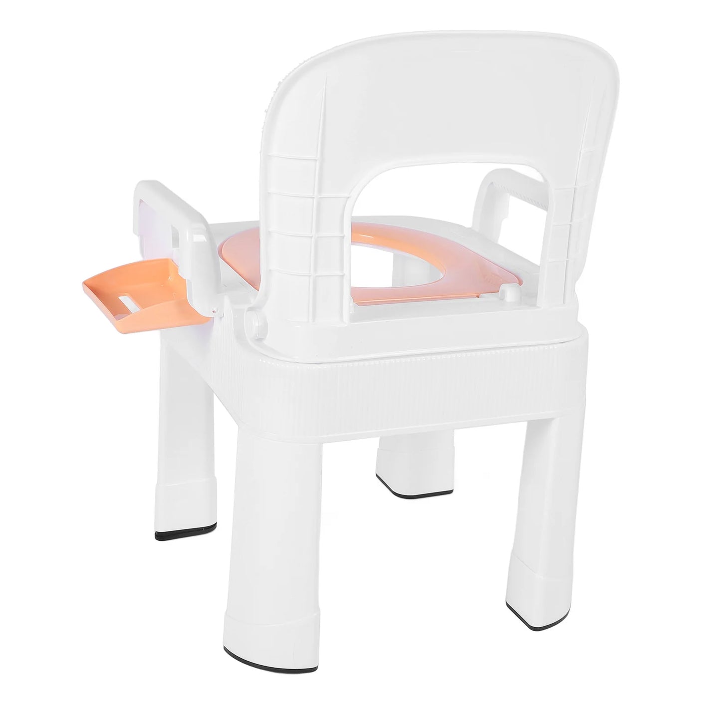 Commode Chair Commode Shower Chair Detachable Folding Non Slip Strong Load Bearing Toilet Safety Chair for Bathroom Squat Toilet