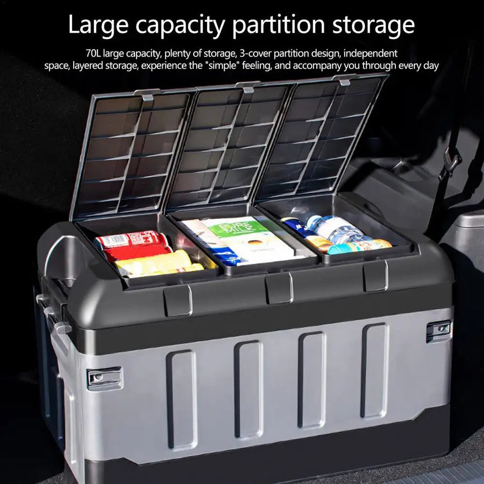 Camping Box Car Trunk Organizer Storage Box Multifunctional Large Capacity Collapsible Storage Boxes For Car Truck Aimak Store