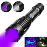 White/UV 2 in 1 Zoom UV Flashlight Rechargeable High Quality Aluminum Alloy Dog Pet Urine Stains Detection Torch LED Blacklight Aimak Store