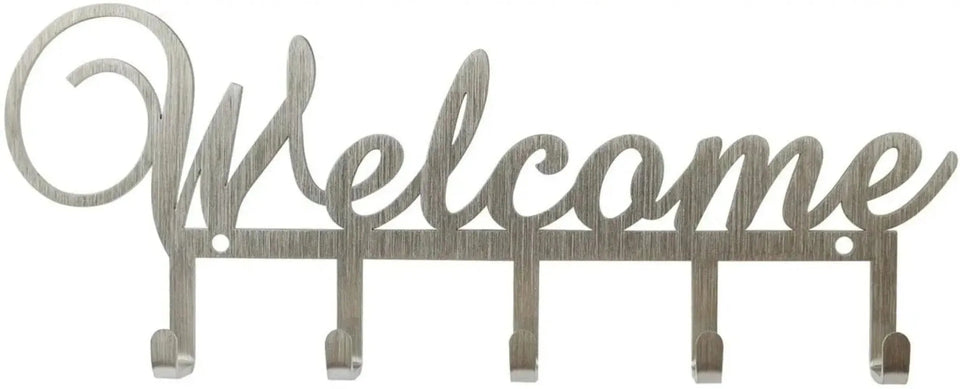 1pc Key Holder for Wall Key Hooks Premium Metal Rack with 5 Hooks for Home Decor for Living Room/Home Decoration Aimak Store