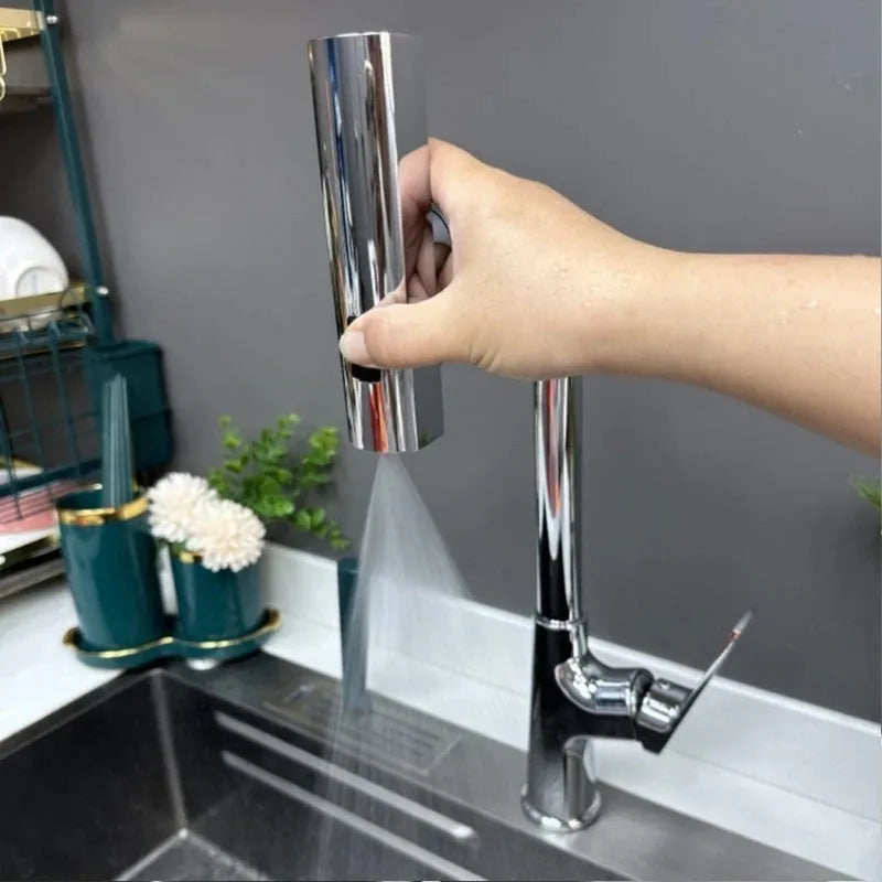 Kitchen Faucet Waterfall Outlet Splash Proof Universal 360° Rotating Bubbler 3 Modes Multifunctional Water Tap Nozzle Extension Aimak Store