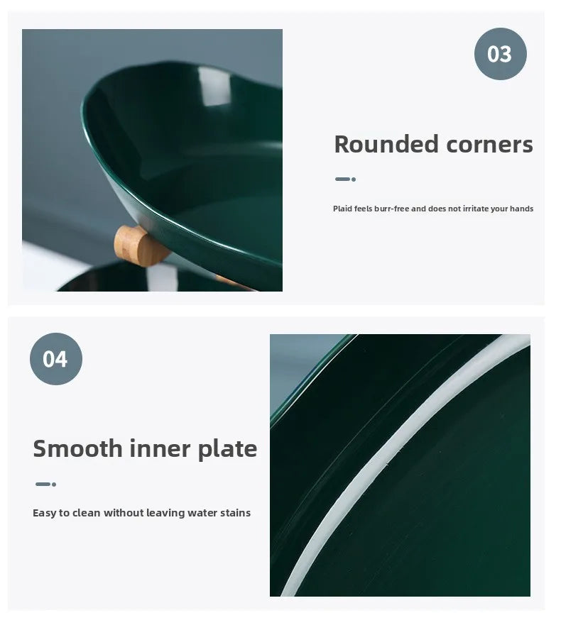 Internet Famous Fruit Tray Creative Modern Home Decoration Multilayer Nordic Style Luxury Snack Tray Aimak Store