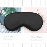 Eye Cover Imitated Silk Sleep Eye Mask Sleeping Padded Shade Patch Eyemask Blindfolds Portable Travel Eyepatch Travel Relax Rest Aimak Store
