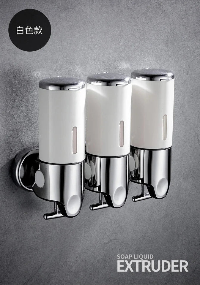 1-3pcs Wall Mounted Square Manual Liquid Soap Dispensers Shampoo Container Soap And Gel Dispenser Bathroom Accessories 500ML Aimak Store