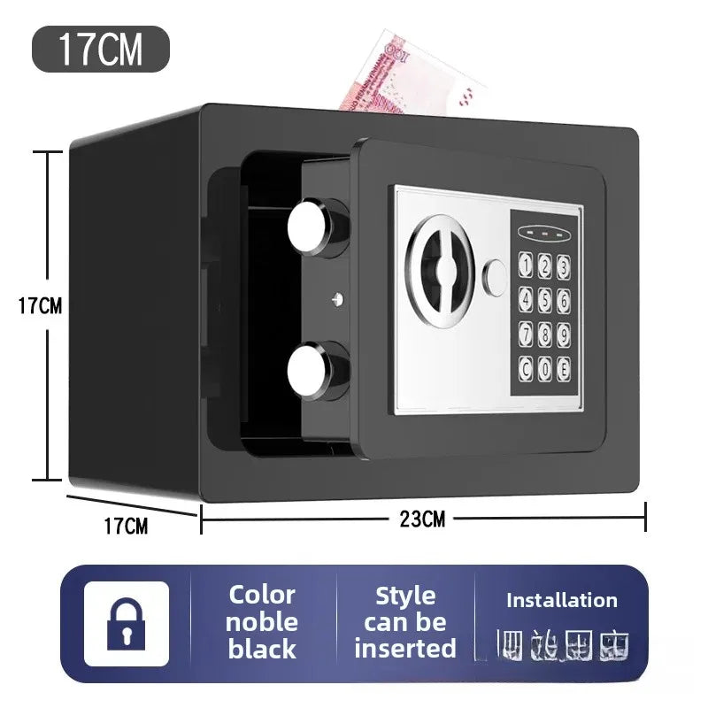 Mini safe Invisible Office Home Safe Password Box Alarm Anti-Theft Money Jar Toy from Mainland China Popular on Social Media Aimak Store