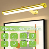 USB Rechargeable LED Wall Light Dimmable Mural Lamp Modern Wireless Aluminum Led Spotlights for Paintings Pictures Wall Lighting Aimak Store