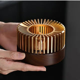 Gold Hollow Aluminum Alloy Teapot Warmer Coffee Pots Candle Base Heater Stove Household Glass Teapot Tea Stove Milk Warmer Stand Aimak Store