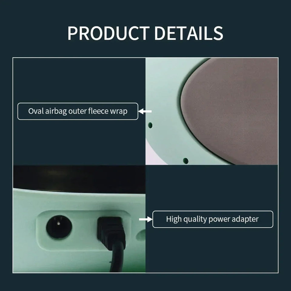 Electric Lumbar Traction Massager Adjustable Vibration Waist Massager Wa ist Spine Support Back Massage Machine Waist masajeador Aimak Store