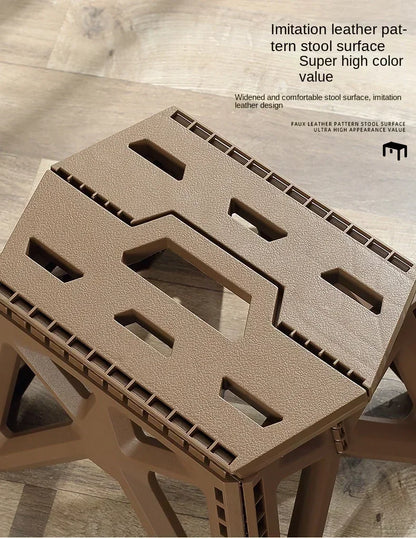 Outdoor Small Stool Portable Folding Stool High Load Bearing Durable Small Chair Fishing Stool Beach Stool Camping Stool