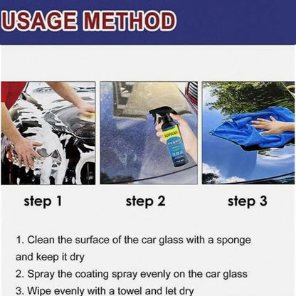 Sopami Car Coating Spray Nano Ceramic Quick Effect Car Coating Agent Spray Quick Coat Car Wax Polish Spray Car Protection