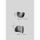 For Volvo R DESIGN  Car Memory Foam Neck Pillow Lumbar Cushion To Relieve Cervical Fatigue Car Headrest Cushion Aimak Store