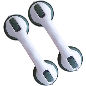 New Shower Handle Grab Bars Ultra Grip Dual Locking Safety Suction Cups Helping Handle Anti Slip Support for Toilet Bathroom Aimak Store
