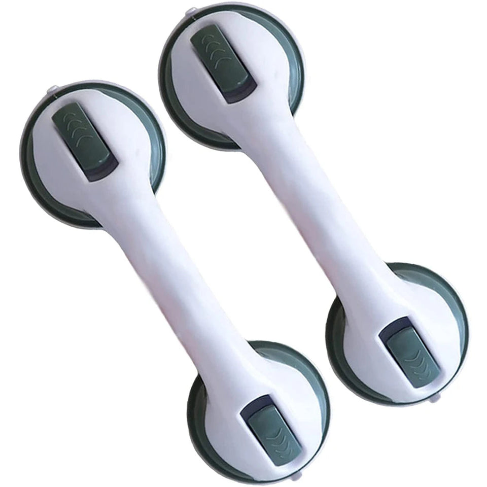 New Shower Handle Grab Bars Ultra Grip Dual Locking Safety Suction Cups Helping Handle Anti Slip Support for Toilet Bathroom Aimak Store