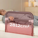 Elderly Bedside Assist Foldable Handrail Anti-Fall Bed Grip Four-Level Adjustable Barrier Convenient Safety Support Aimak Store