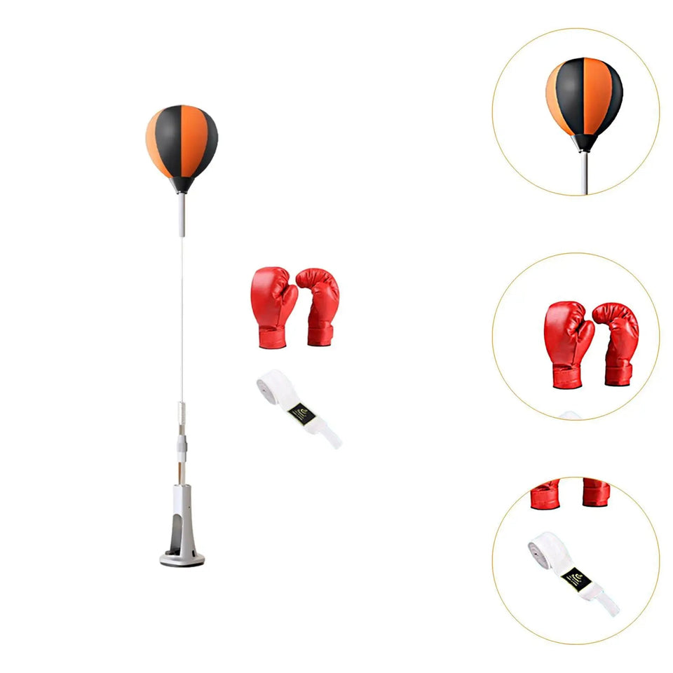 Boxing Reaction Ball Boxing Punching Bag Punching Bag with Stand for Boxing Equipment Fitness MMA Stress Relief & Fitness Aimak Store