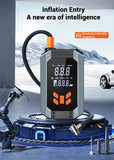 7 in 1 Car Tyre Inflator Inflatable Pump Electric Pump Car Jump Starter Battery Starting Portable Air Compressor Emergency Power Aimak Store