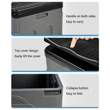 Car Toilet Bucket Strong Bearing Capacity Car Trash Can Emergency Self-driving Travel Portable Outdoor Camping Folding Toilet Aimak Store