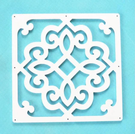 12pcs 29x29cm Hanging Screens Living Room Divider Panels Partition Wall Art Diy Home Decoration White Wood-plastic Aimak Store