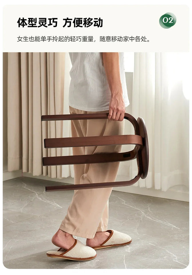 Bamboo Dining Stools Resin Rattan Woven Makeup Chair Stacking Storage Kitchen Seat Stable And Load-bearing Restaurant Furniture Aimak Store