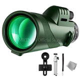 Monocular Telescope Long Range Zoom Hd Bak4 Prism Telescope with/without Tripod Phone Clip Hunting Outdoor Camping Aimak Store