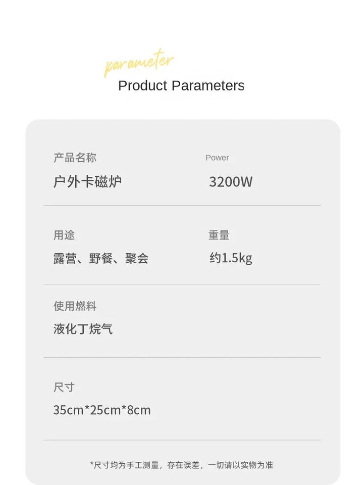 [Without Gas Cylinder]Portable Gas Powered Stove Burner Household Stainless Steel Camping Gas Stove Outdoor Butane Gas Cooktops Aimak Store