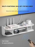 2/3 Layer 30cm Wifi Hanging Shelf Router Power Strip Multi Outlet TV Set Top Box Cable Hidden Floating Rack Storage Organizer Aimak Store