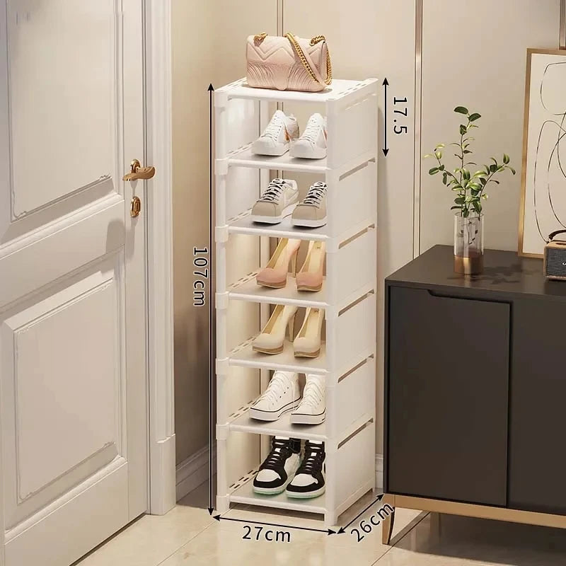Multiple Layers Shoe Organizer Shoe Rack Organizer Space Saving Rack For Wall Corner Stackable Shelf  Adjustable Saving Cabinet Aimak Store