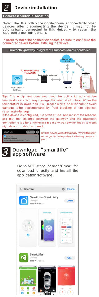 1PCS Tuya Smart Sprinkler Timer ,Dual Bluetooth Garden Hose Watering System, Outdoor Water Timer for Garden Hoses,Programmable Aimak Store