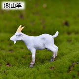 Farm PVC Craft Gift Landscape DIY plastic animal decoration farmer Horse Cow Animal miniature figurines Modern Home Decoration Aimak Store