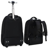 Men Trolley Backpack Shoulders Travel Bag with Wheels 24 Inch Students Rolling Luggage Business Trolley Large Capacity Suitcases Aimak Store