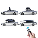 4.2M/4.6M Anti-UV Automatic Folding Sun Shade Covering Rooftop Car Cover Waterproof Car Umbrella with Remote Control Aimak Store