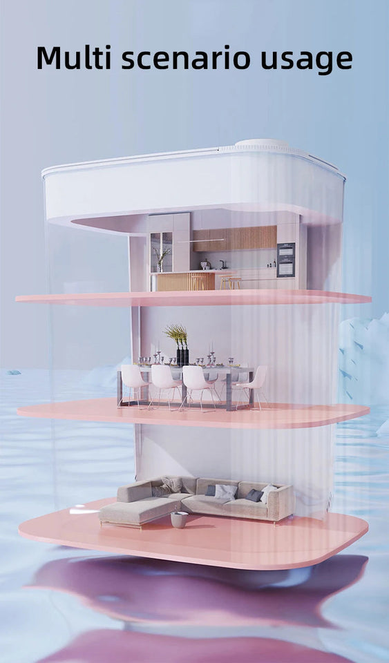 20L Smart Sensor Trash Can With Display Type-C Recharging Automatic Wastebin For Bathroom Kitchen Toilet Wastebasket Smart home Aimak Store