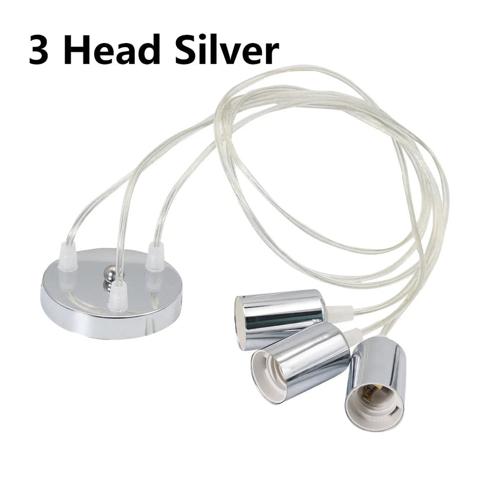 Linear Pendant Lights E27 Simple Black/white/silver 90-260v Bar Cafe Indoor Lighting Fixtures Decoration Hanging Lamp Restaurant Aimak Store