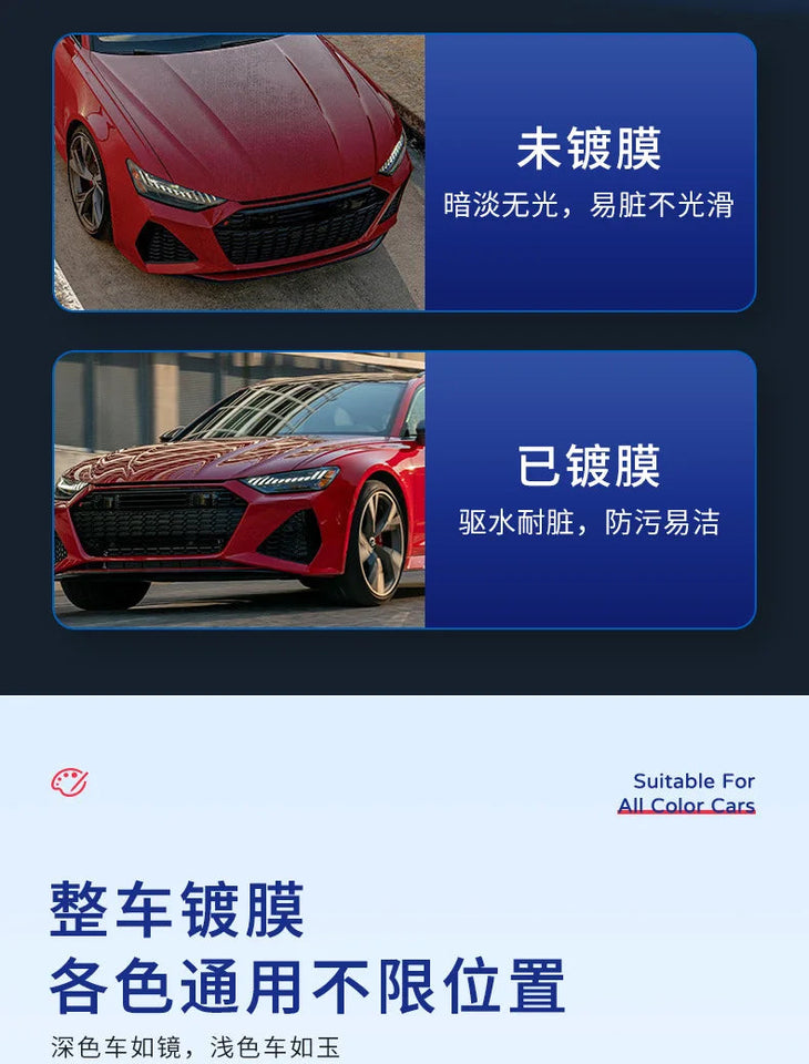 Sopami Car Coating Spray Quick Coat Car Wax Polish Spray Car Protection Nano Ceramic Quick Effect Car Coating Agent Spray Aimak Store