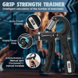 Adjustable Grip Strength Trainer Wrist Finger Exerciser Hand Grip Strengthener Muscle Building Injury Recover Expander Kit Aimak Store