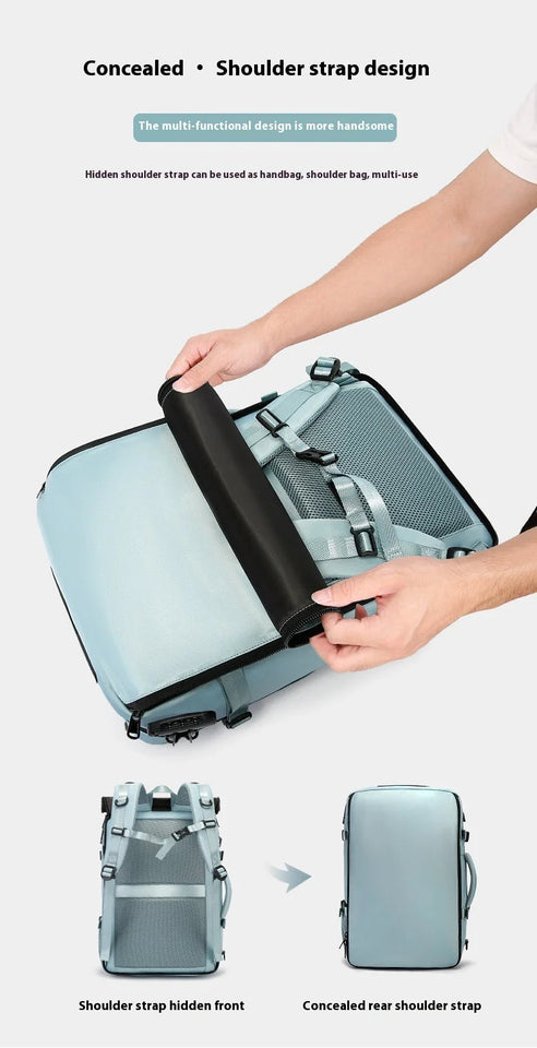 Bange 16 inch Laptop Backpack vacuum compression Backpack Business Large Capacity school Backpack expand outdoor backpack Aimak Store